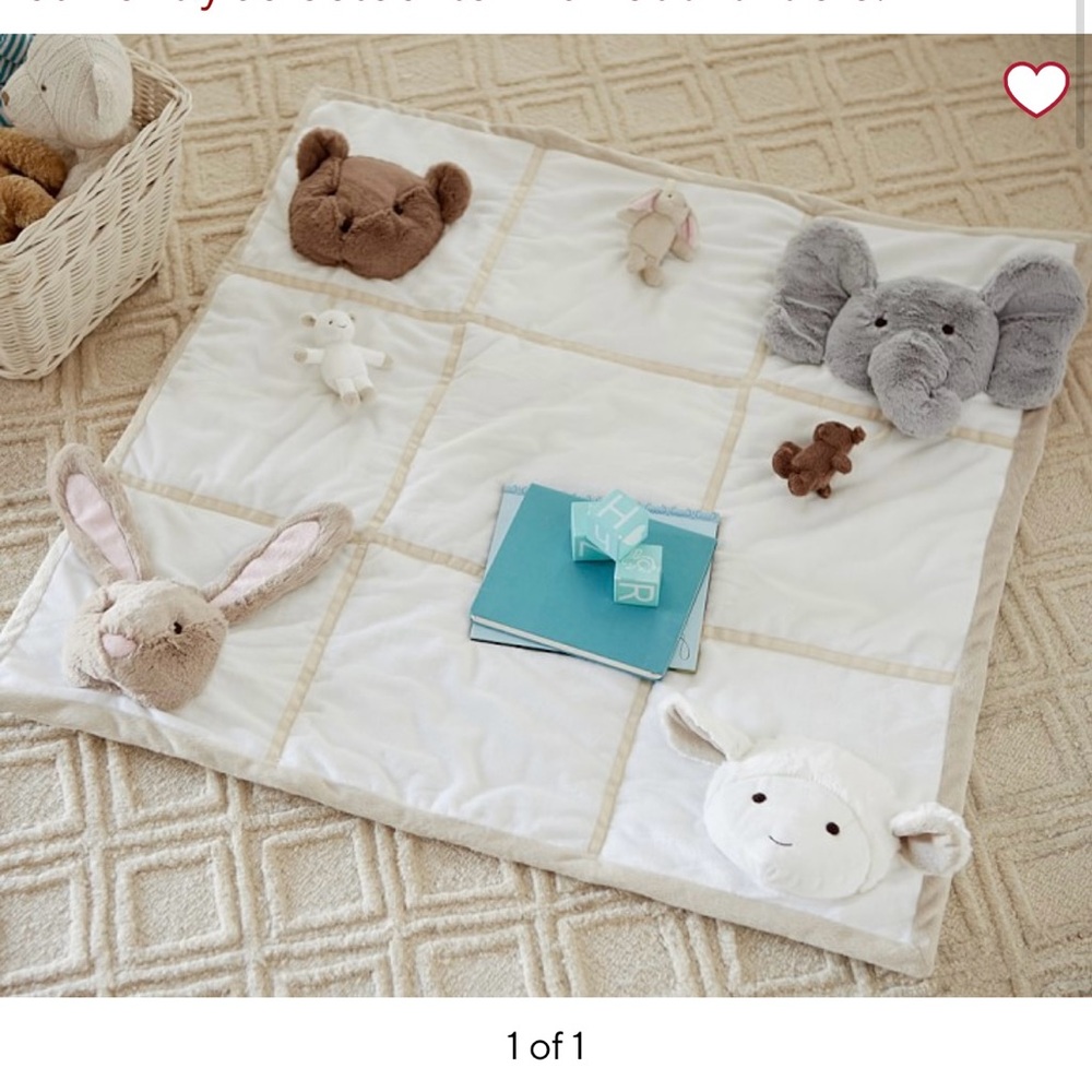❌SOLD❌ Pottery Barn Kids Animal Plush Play Mat